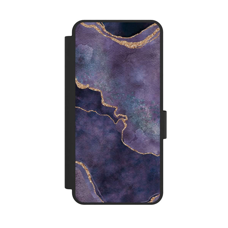 Galaxy S25 Edge NIVOflip Lila Edelstein glamourös