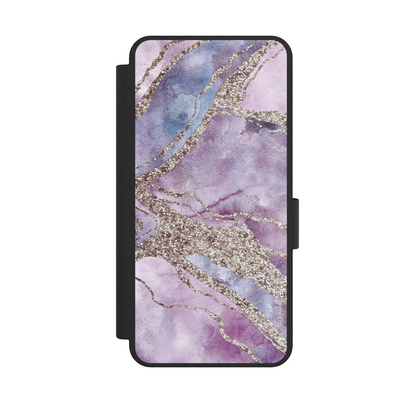 Galaxy S25 Edge NIVOflip Pierre précieuse Violet pastel