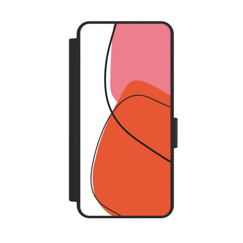 Samsung Galaxy S25 Edge NIVOflip Meine orangefarbene Kunst