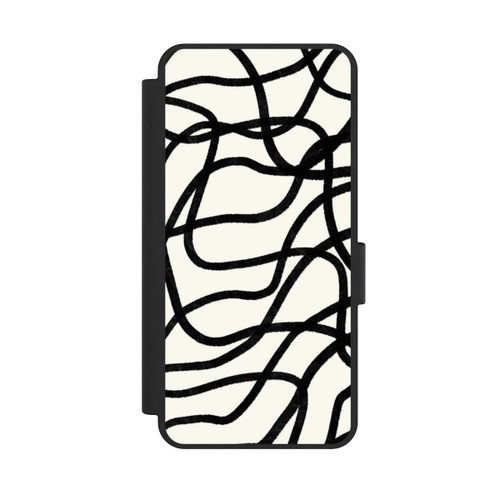 Samsung Galaxy S25 Edge NIVOflip Schwarze Linien