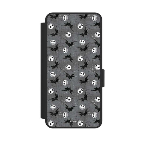 Samsung Galaxy S25 Edge NIVOflip Jack Grey Pattern Tim Burtons Nightmare before Christmas