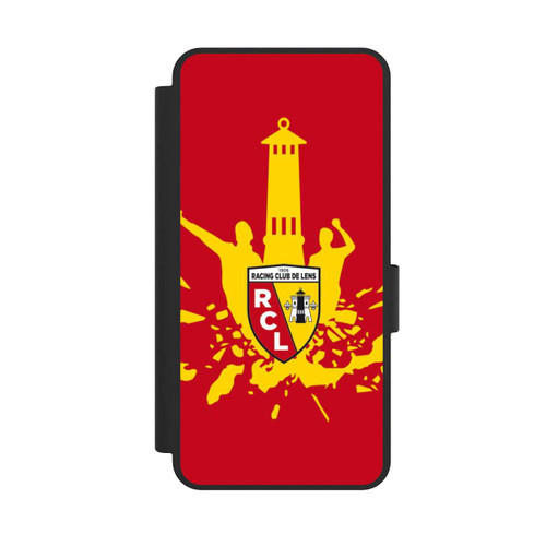 Samsung Galaxy S25 Edge NIVOflip RC Lens Tour jaune sur rouge