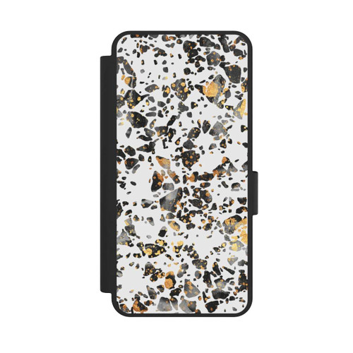 Samsung Galaxy S25 Edge NIVOflip Gold Speckled Terrazzo