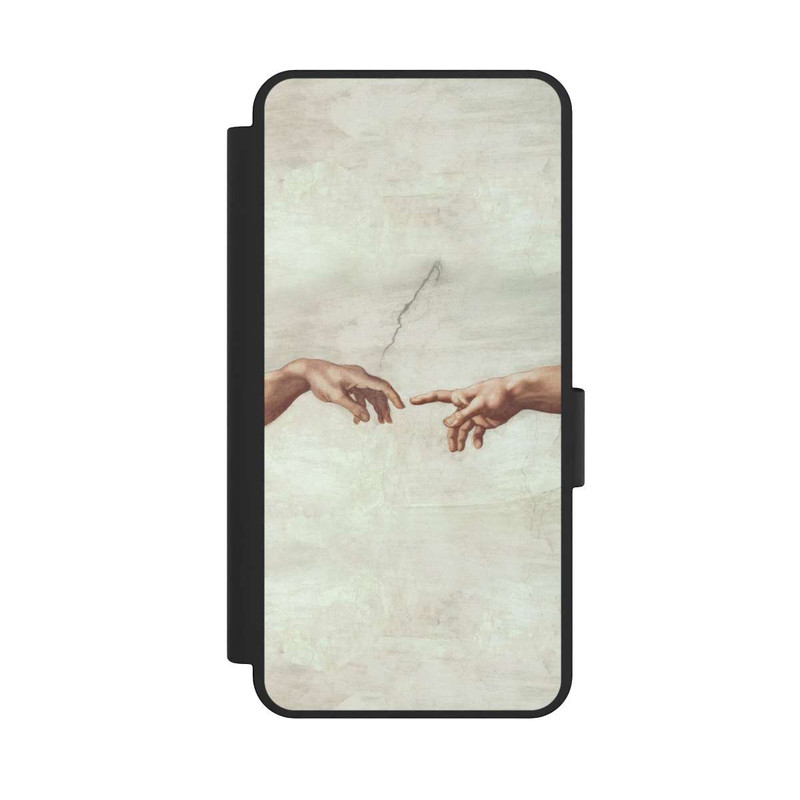 Galaxy S25 Edge NIVOflip Die Hände von Gott und Adam von Michelangelo Buonarroti