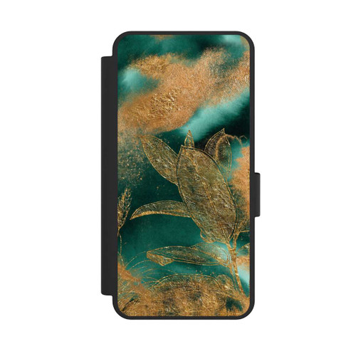 Samsung Galaxy S25 Edge NIVOflip Gold und Grün Natur
