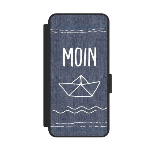 Samsung Galaxy S25 Edge NIVOflip Moin Schiff Denim