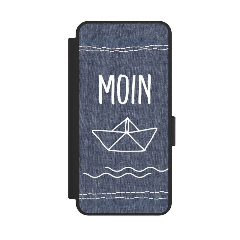 Galaxy S25 Edge NIVOflip Moin Schiff Denim