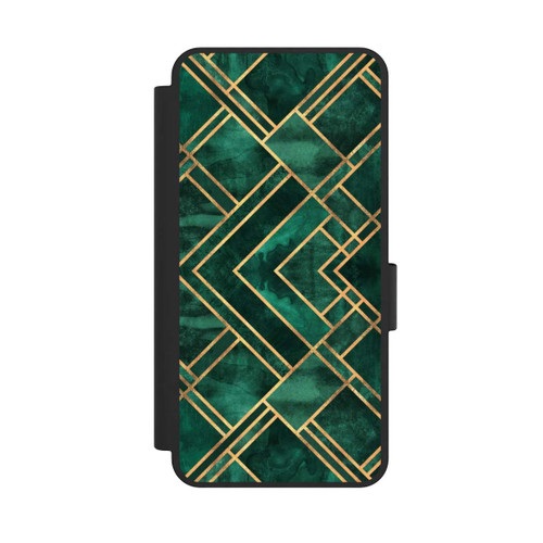 Samsung Galaxy S25 Edge NIVOflip Grüne Blöcke