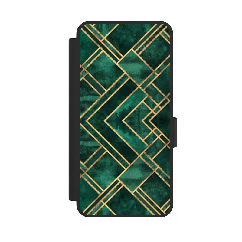 Galaxy S25 Edge NIVOflip Grüne Blöcke