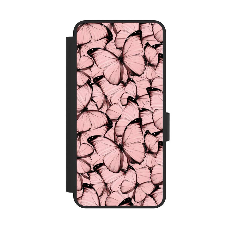 Galaxy S25 Edge NIVOflip Rosa Schmetterling-Muster