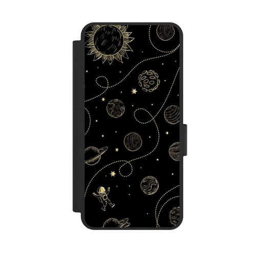 Samsung Galaxy S25 Edge NIVOflip Planeten Gold