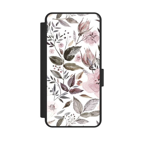 Samsung Galaxy S25 Edge NIVOflip Aquarell braune Rosenblüten