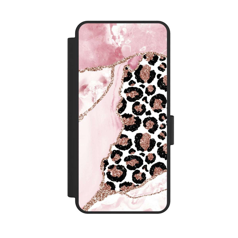 Galaxy S25 Edge NIVOflip Motifs et textures rose lisse