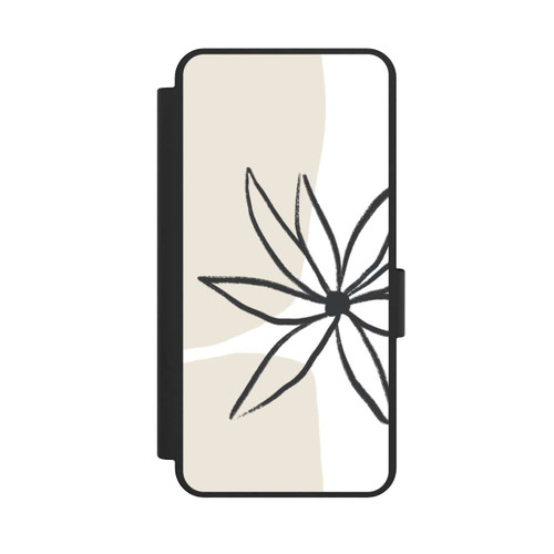 Samsung Galaxy S25 Edge NIVOflip Blume und Creme