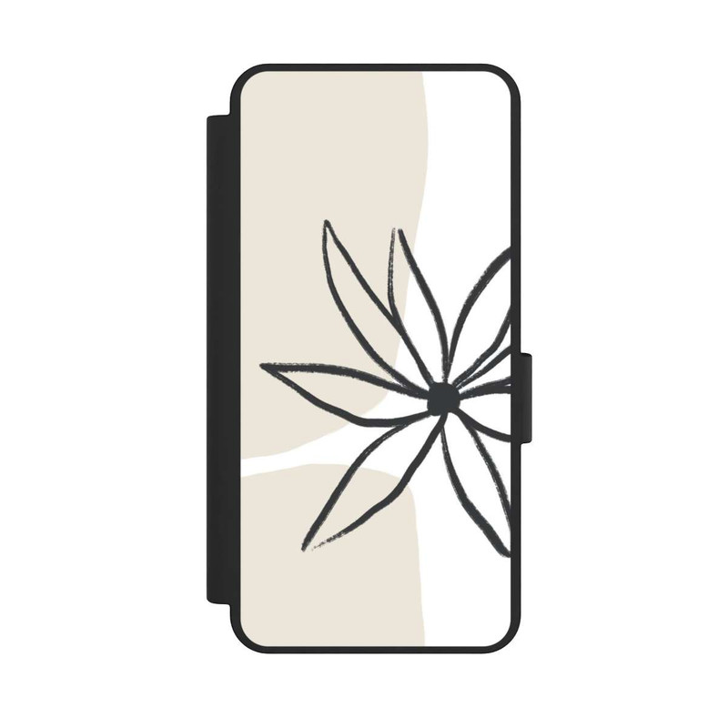 Galaxy S25 Edge NIVOflip Blume und Creme