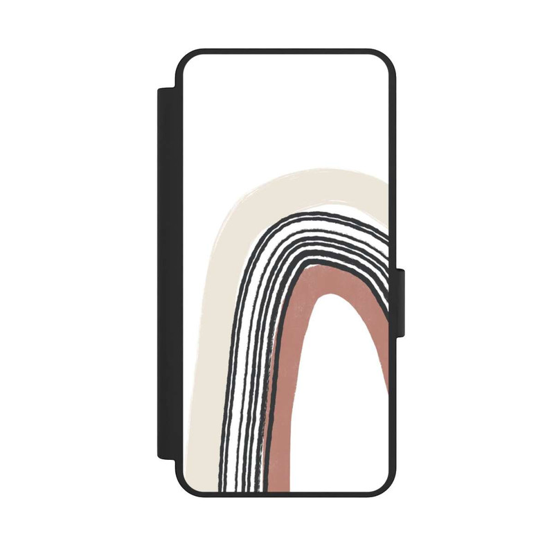 Galaxy S25 Edge NIVOflip Texturierter Regenbogen