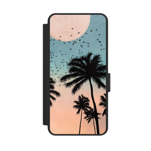 Samsung Galaxy S25 Edge NIVOflip Sonnenaufgang Palmen