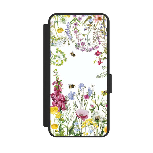 Samsung Galaxy S25 Edge NIVOflip Cadre de fleurs sauvages des prés d'été