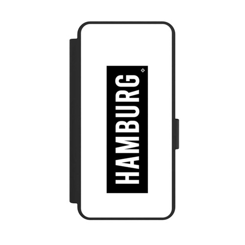 Samsung Galaxy S25 Edge NIVOflip HSV Hamburg Schwarz Weiss