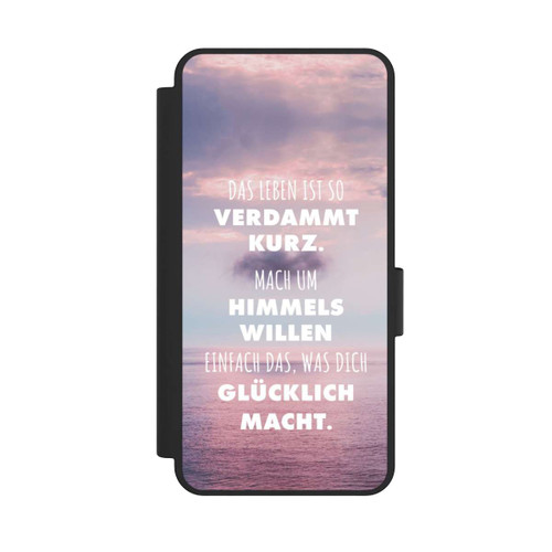 Samsung Galaxy S25 Edge NIVOflip Das Leben Ist So Verdammt Kurz
