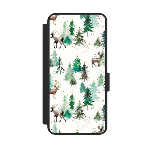 Samsung Galaxy S25 Edge NIVOflip Deers and Winter Xmas Trees