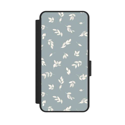 Samsung Galaxy S25 Edge NIVOflip Herbstblätter grau