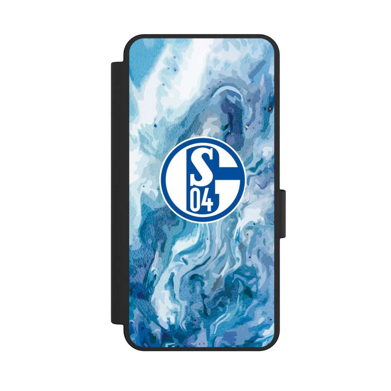 Galaxy S25 Edge NIVOflip Schalke 04 Flüssig Blau