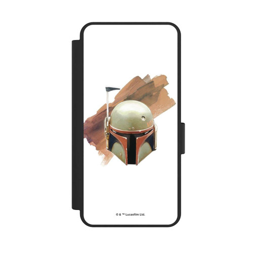 Samsung Galaxy S25 Edge NIVOflip Boba Fett Helm Weiß