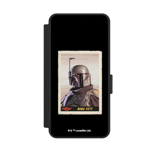 Samsung Galaxy S25 Edge NIVOflip Boba Fett Badges Black Background