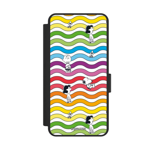 Samsung Galaxy S25 Edge NIVOflip Snoopy Pattern Rainbow