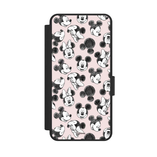 Samsung Galaxy S25 Edge NIVOflip Minnie &amp; Mickey Many Faces Pink