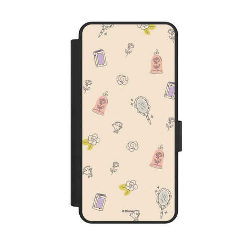 Samsung Galaxy S25 Edge NIVOflip Princess Accessoires Pattern Beige Disney Princess 