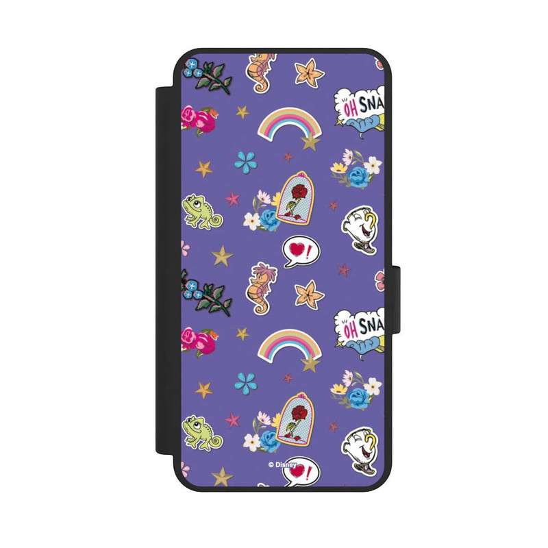Galaxy S25 Edge NIVOflip Princess Pattern Purple Disney Princess