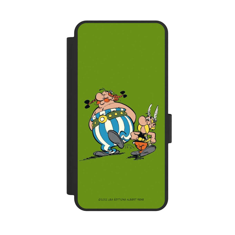 Galaxy S25 Edge NIVOflip Asterix and Obelix Grün