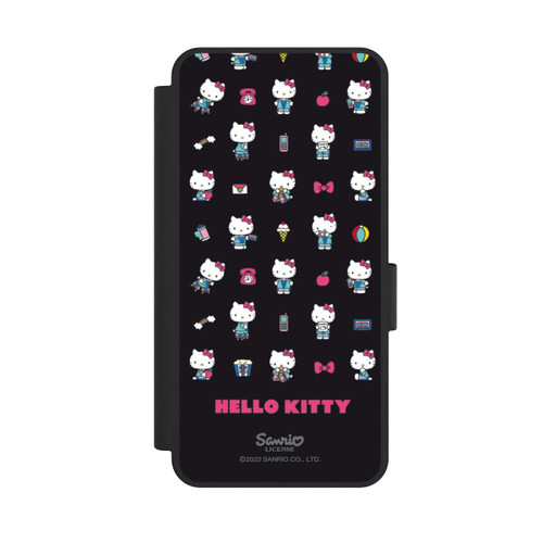 Samsung Galaxy S25 Edge NIVOflip Hello Kitty 90s Schwarz