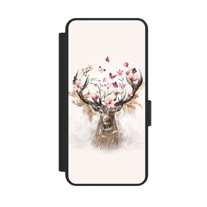 Galaxy S25 Edge NIVOflip Cerf & Fleurs