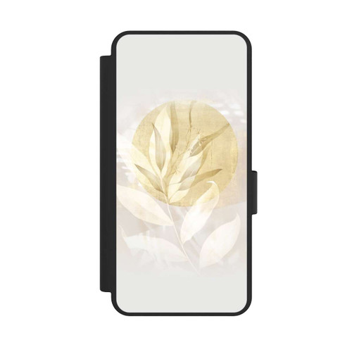 Samsung Galaxy S25 Edge NIVOflip Boho Gold Blumen Kunst