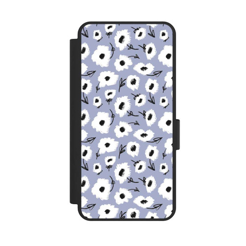 Samsung Galaxy S25 Edge NIVOflip Pattern Fleurs Lilas