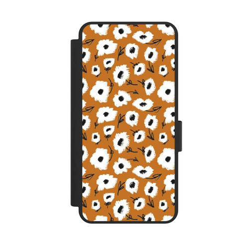 Samsung Galaxy S25 Edge NIVOflip Pattern Fleurs Ocres