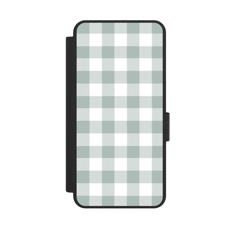 Galaxy S25 Edge NIVOflip Muster Petrol