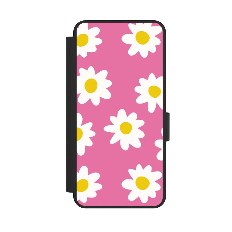 Galaxy S25 Edge NIVOflip Gänseblümchenmuster rosa