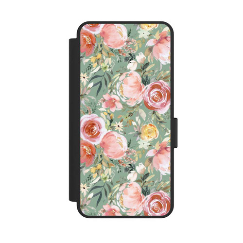 Samsung Galaxy S25 Edge NIVOflip Pastel Peony Bouquet