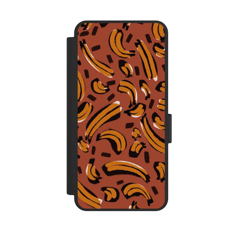 Galaxy S25 Edge NIVOflip Motif abstrait de bananes