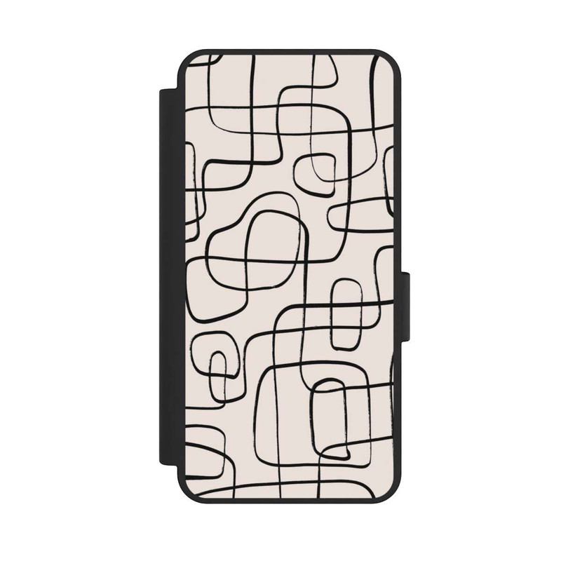 Galaxy S25 Edge NIVOflip Lignes Fines Pattern