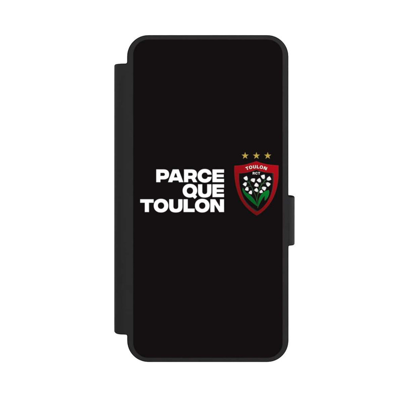 Galaxy S25 Edge NIVOflip RC Toulonnais PQT Noir