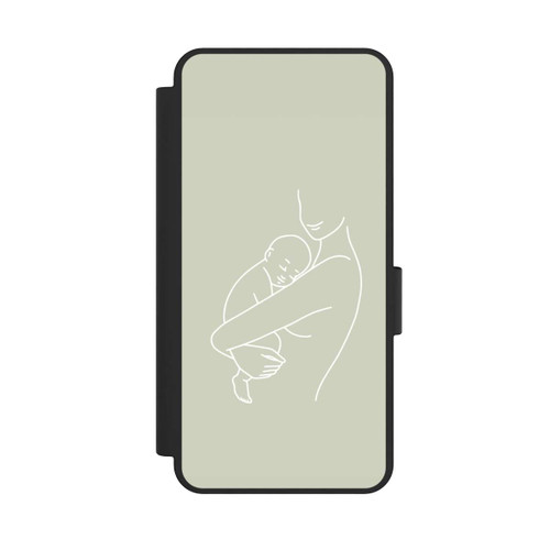 Samsung Galaxy S25 Edge NIVOflip Line Art Familie 3