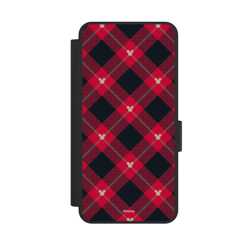 Galaxy S25 Edge NIVOflip Mickey Christmas Pattern Red