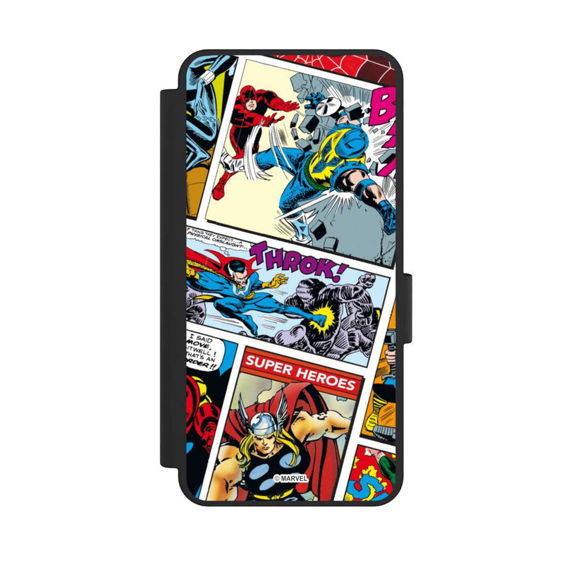 Galaxy S25 Edge NIVOflip Marvel Retro Comic Blue