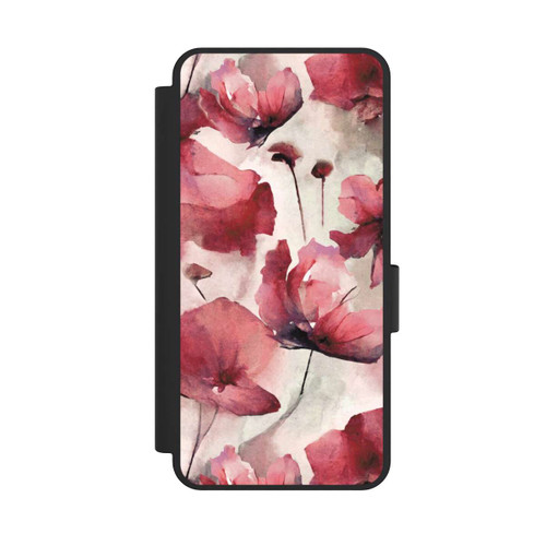 Samsung Galaxy S25 Edge NIVOflip Wilde Mohnblumen