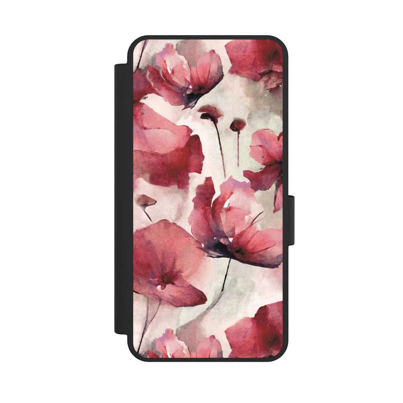 Galaxy S25 Edge NIVOflip Wilde Mohnblumen